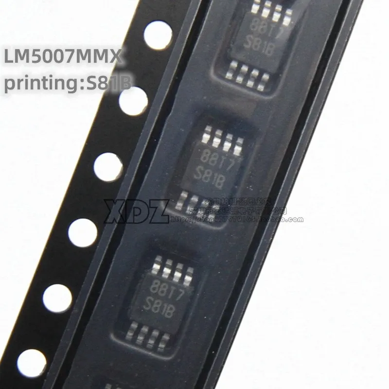 5pcs/lot LM5007MMX/NOPB LM5007MMX Silk screen printing S81B MSOP-8 package Original genuine Step-down switch regulator chip