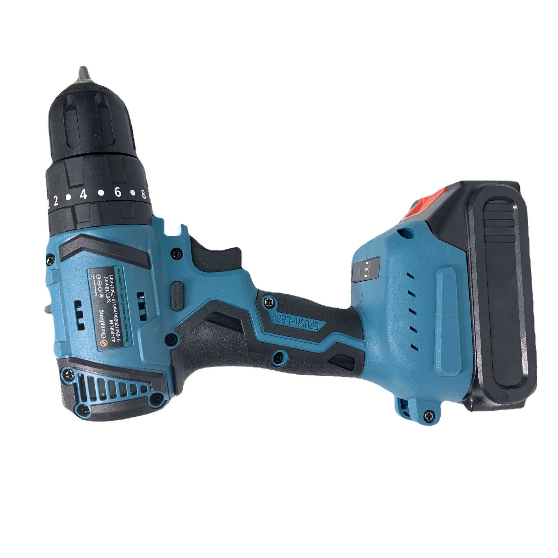 lithium brushless electric impact drill blue suit rechargeable drill electric tools makita battery