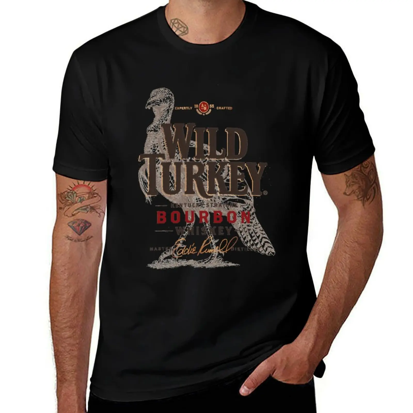 

Wild Turkey\t T-Shirt summer clothes sports fans anime tshirt blue archive mens designer clothes