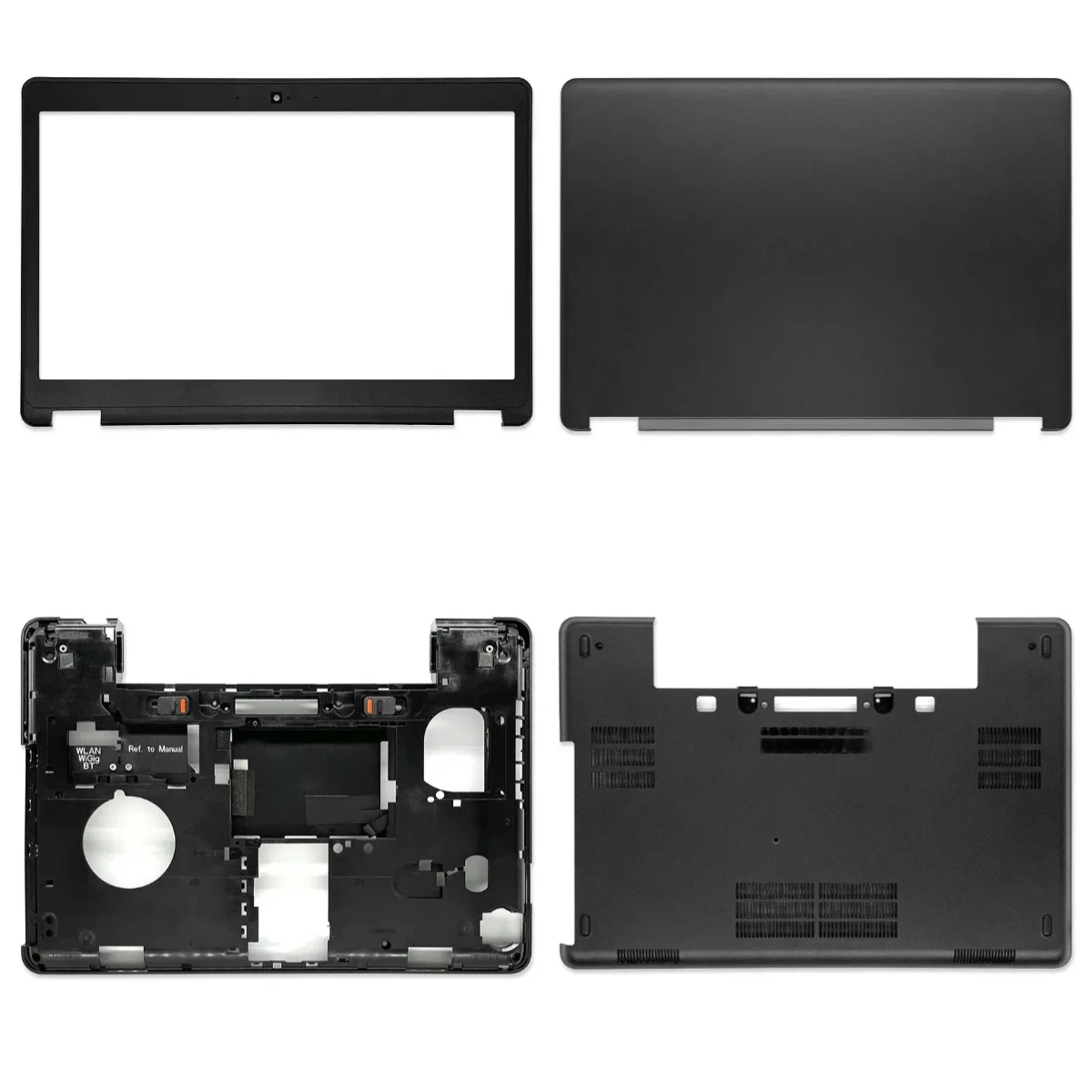 LCD Compatible with Latitude 5440, E5440 Laptop: Top Cover, Screen Bezel, Palm Rest, Hinge Cover, Bottom Case