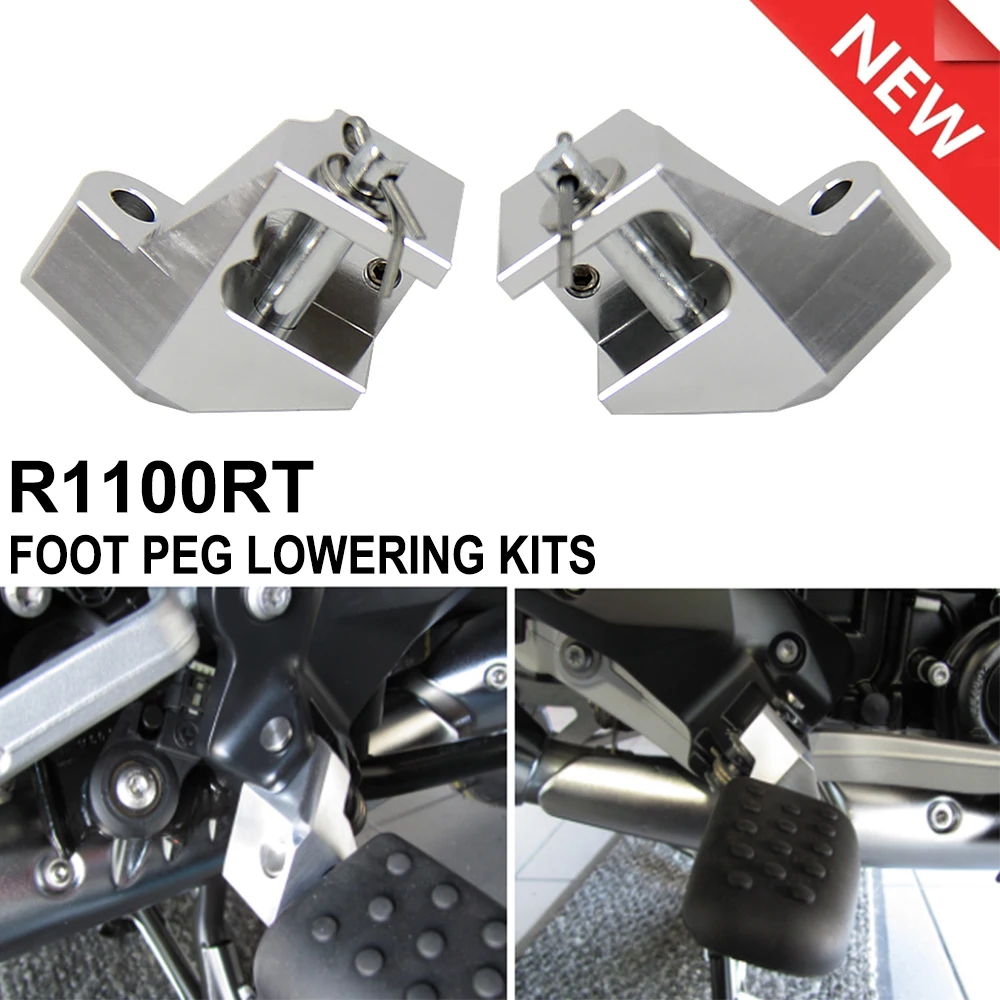 

Motorcycle Accessories Driver Foot Peg Lowering Kits For BMW R1100RT R 1100 RT R1100 RT R 1100RT Lower 1.5"