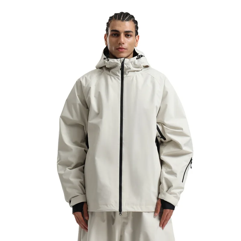 

Новая женская однотонная однобортная ветрозащитная водонепроницаемая дышащая теплая дышащая зимняя куртка мужской повседневный спортивный лыжный костюм