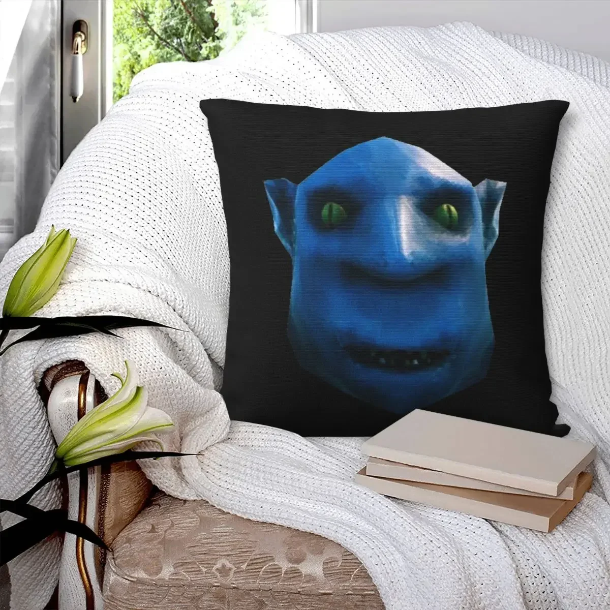 Valheim Troll Square Pillowcase Polyester  Printed Zip Decor Pillow Case Bed Cushion Case 45x45cm