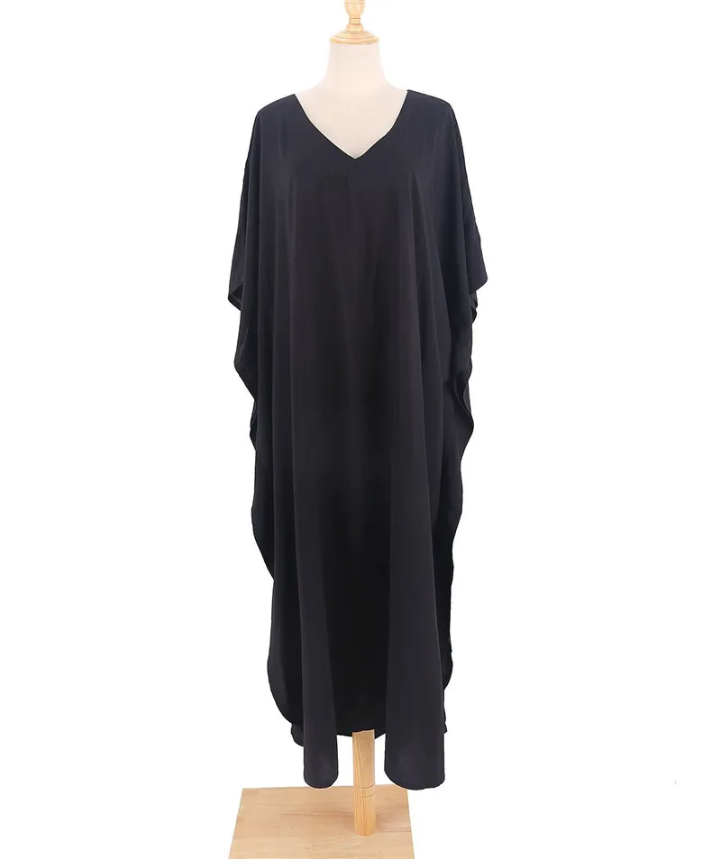Plus Size Kaftan Kleider für Frauen Maxi Badeanzug Coverup Badeanzug Kaftane Lange Cover Up Rayon Bademode