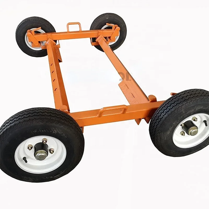 Wholesale Wrecker Auxiliary Wheel Large Wheel Towing Trailer Car Rear Wheel Bracket Wrecker Trailer Moving Dolly