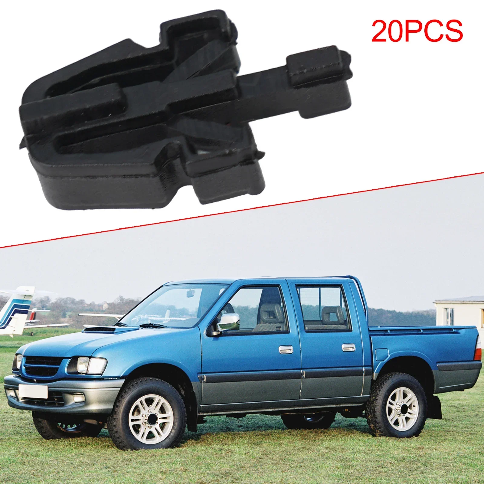 20Pcs Front Grille Clip For Holden-Rodeo For Isuzu Pickup KBZ TFR D-MAX L200 For Brava Car Clips Fasteners Clips Accessories