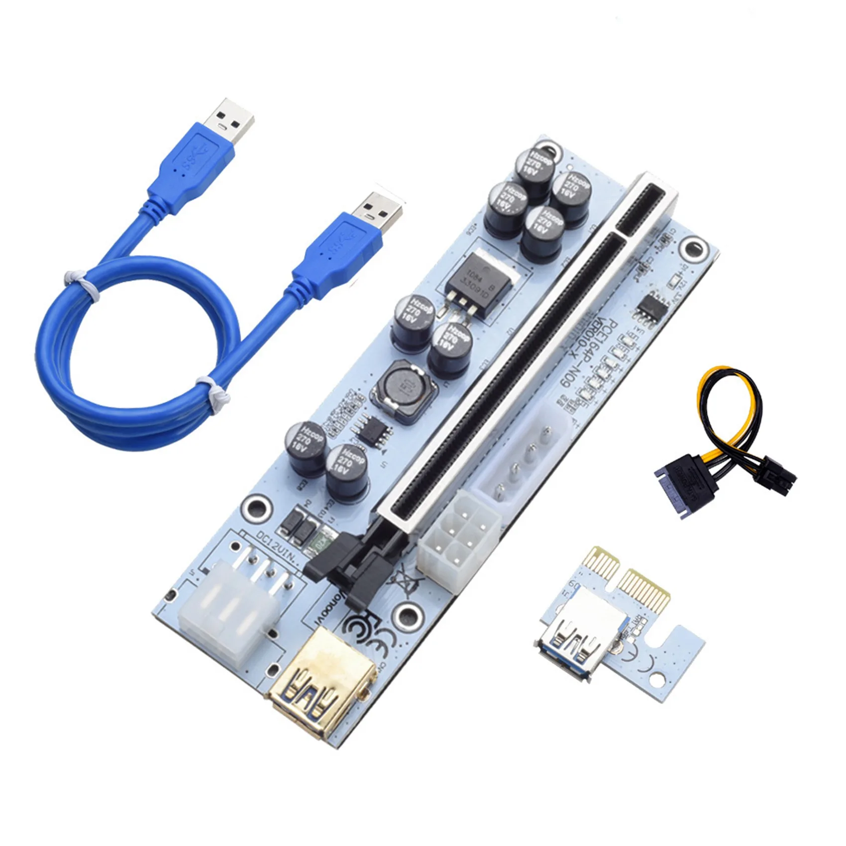 Placa-mãe de mineração btc b250 com cartão riser ver010x 12x slot para cartão gráfico lga 1151 ddr4 usb3.0 para minerador btc