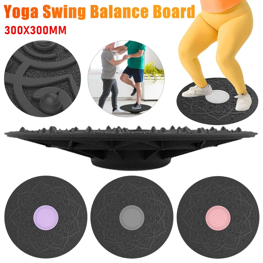 Wobble Balance Board Yoga Swing Balance Board Rutschfester Balance Exerciser Balance Trainer für Ganzkörpertraining