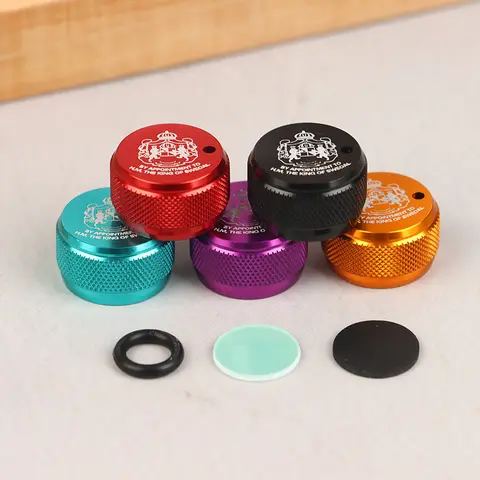 3/3.5/4/P5 스풀 용 1 세트 내부 사운드가있는 기계식 튜닝 버튼 브레이크 손잡이 Baitcast 릴 낚시 도구 액세서리