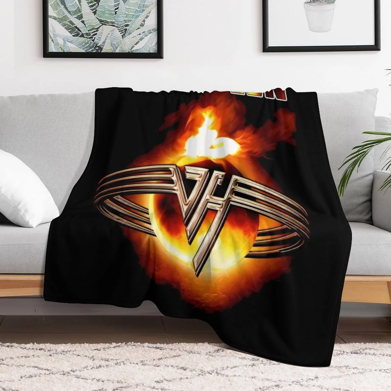 Van Halen 11 BK Throw Blanket