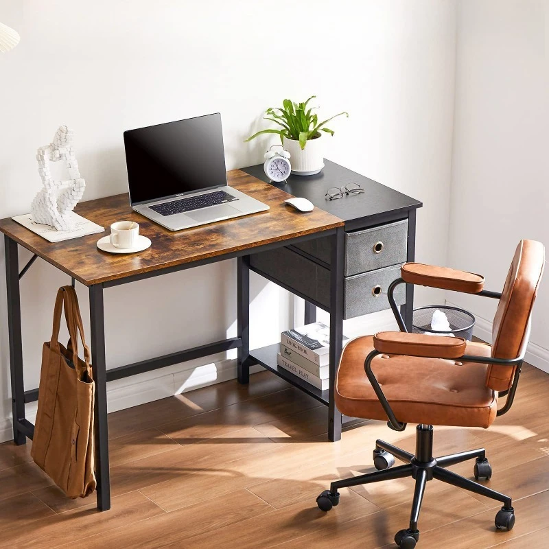 

Computer Desk Desktop Home Bedroom Student Desks Solid Wood Simple Desks with Drawers Student Writing