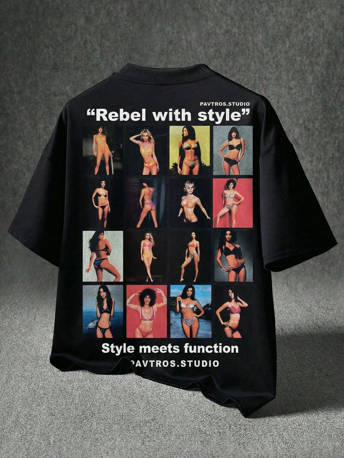 2026 Abstract Collage Family Matching Print T‑Shirt Adults Kids Vintage Art Street Graphic Loose Short Sleeve Casual Street Tee