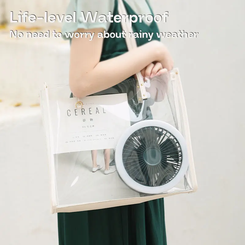 MOSLIGHTING Rechargeable Lighting Camping Light Fan Lamp Strong Wind Fan Portable Outdoor Portable Lamp Night Emergency Tent Fan