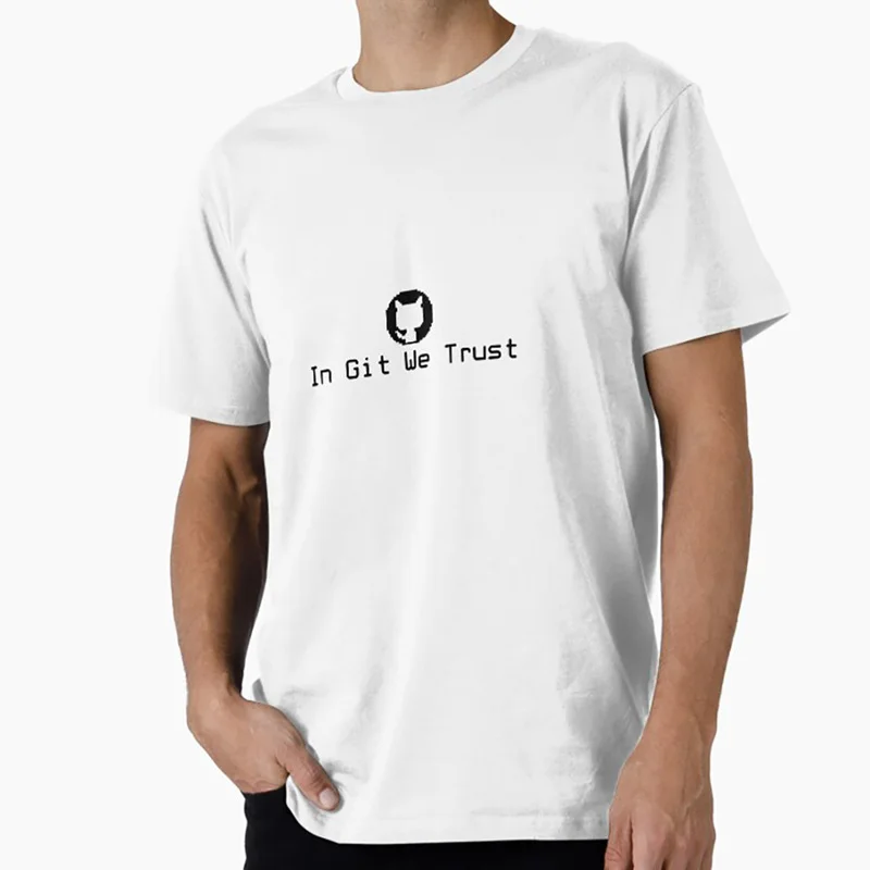 Dans Git, nous avons confiance en Git - T-shirt graphique pour programmeurs, ingénieurs logiciels, geek, développeur IT, cadeau pour fans, tailles S-6XL