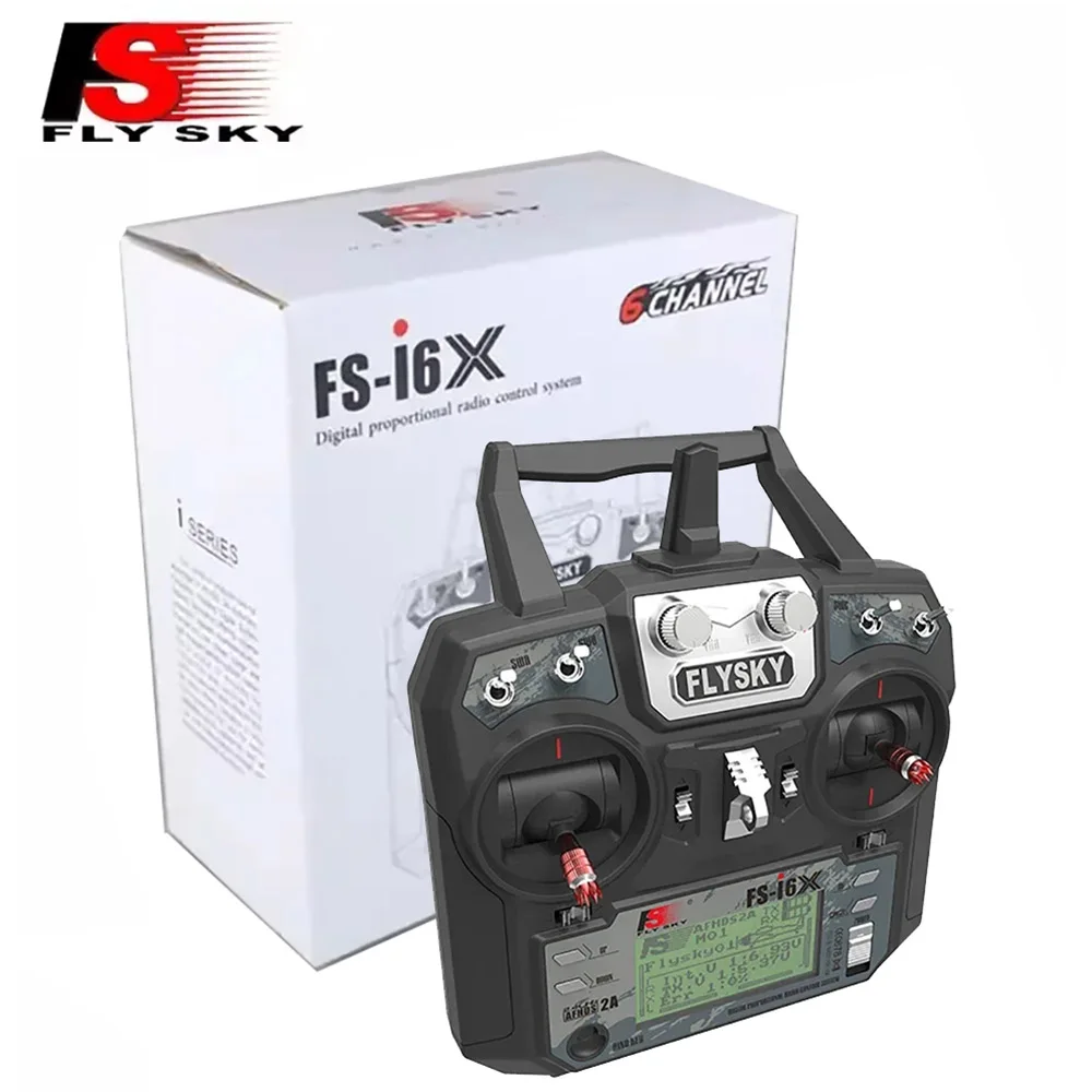 

Flysky FS-i6X I6X 2.4GHz Transmitter with FS-iA6B / FS-iA10B Receiver For Rc Fixed-wing Helicopter FPV Racing Drone