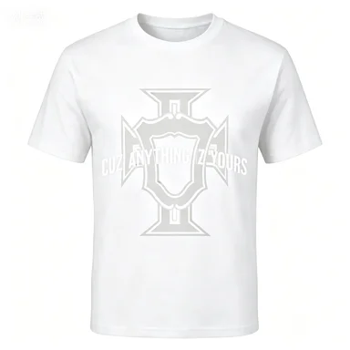 2026 new Black Crew Neck T‑shirt Cross Shield Badge Ornate Emblem Graphic Unisex Cotton Short Sleeve Tee