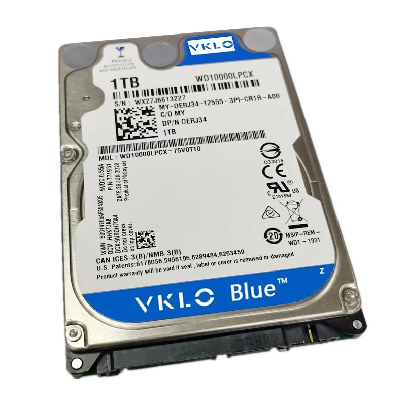 2.5-inch hard disk 500GB 1TB 2TB 4TB 80GB 160GB 250GB 320GB Internal Hard Disk Drive Laptop Desktop HDD SATA2 5400-7200RPM