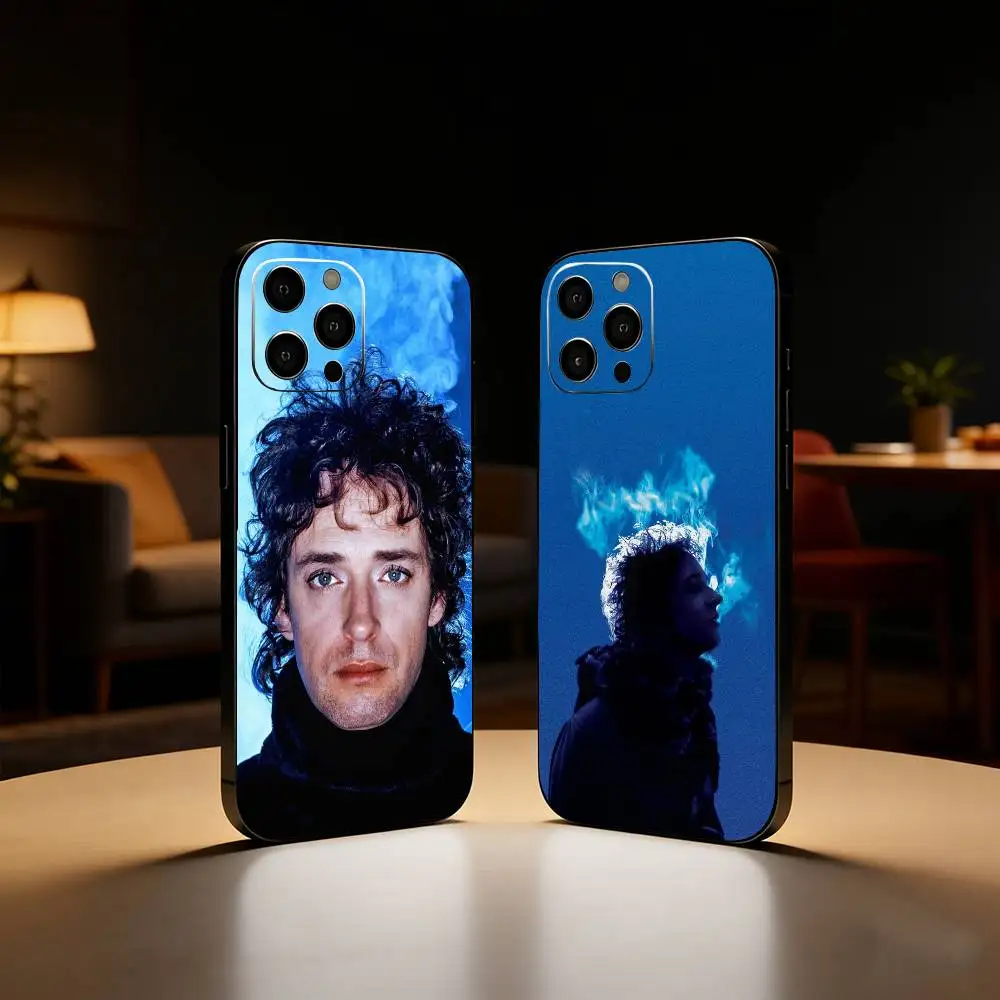 

G-Gustavo Cerati S-Soda Stereo Phone Case For iPhone17,16,15,14,13,12 Plus,Max Soft Silicone Black Cover