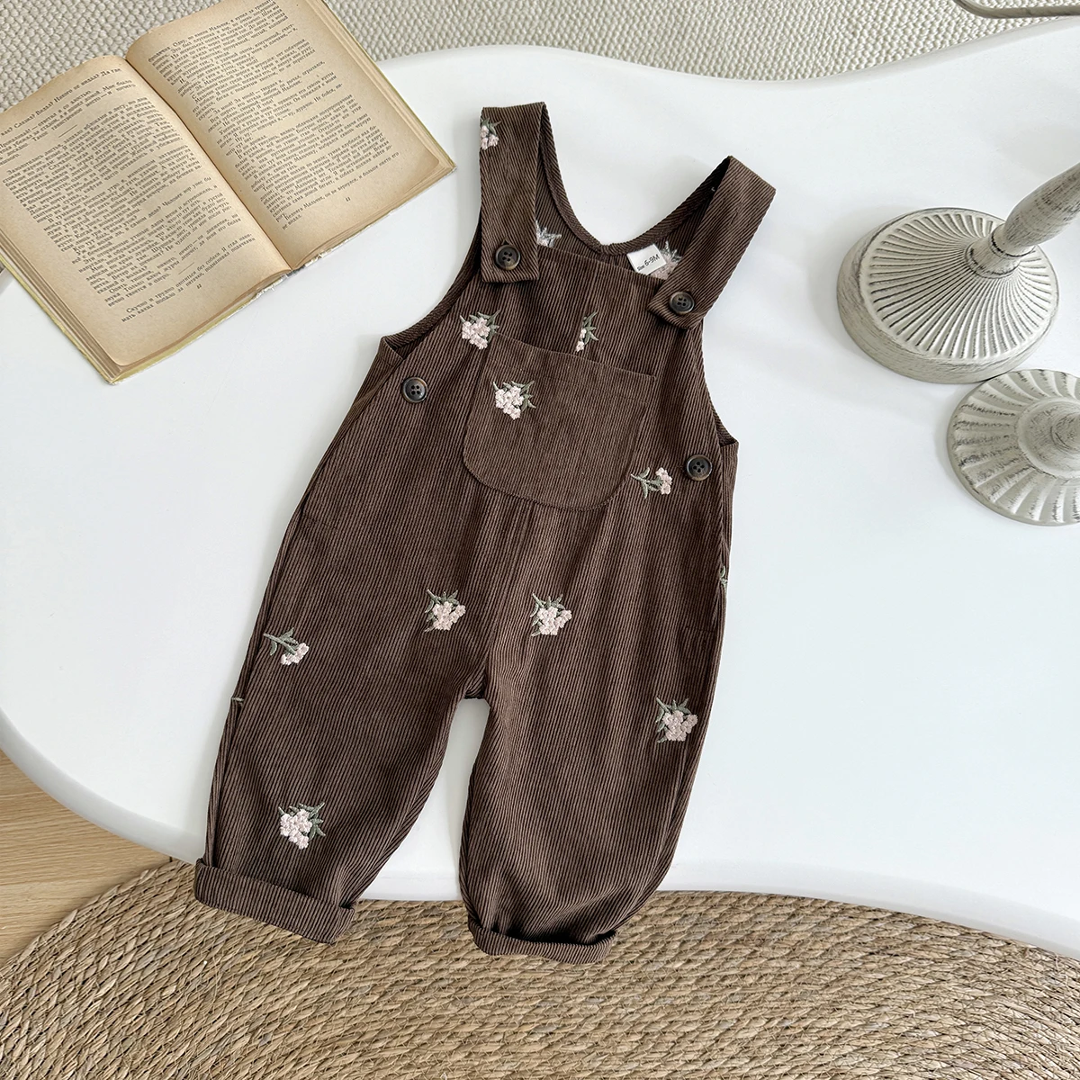 New Baby Jumpsuit Kids Spring Children\'s Pants Autumn Overalls Newborns Baby Stuff Baby Girl Clothing Baby Pants Infant 0-3Y