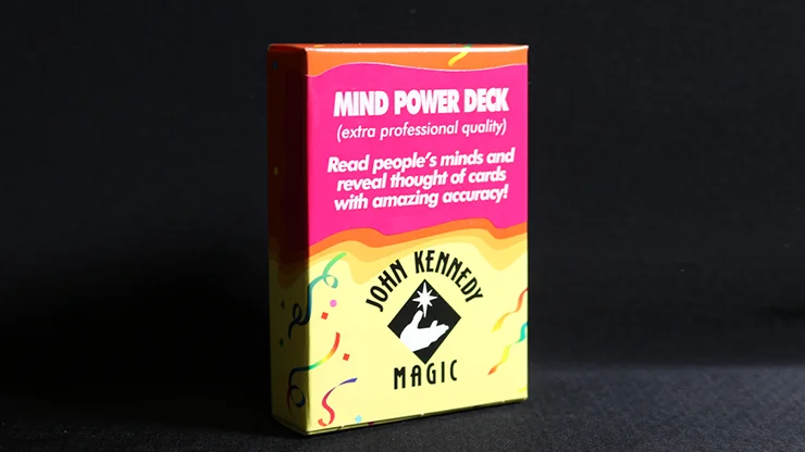 Mind Power Deck Magic Tricks Read Mind Magia Magician Close Up Stage Illusions Gimmick Props Mentalism