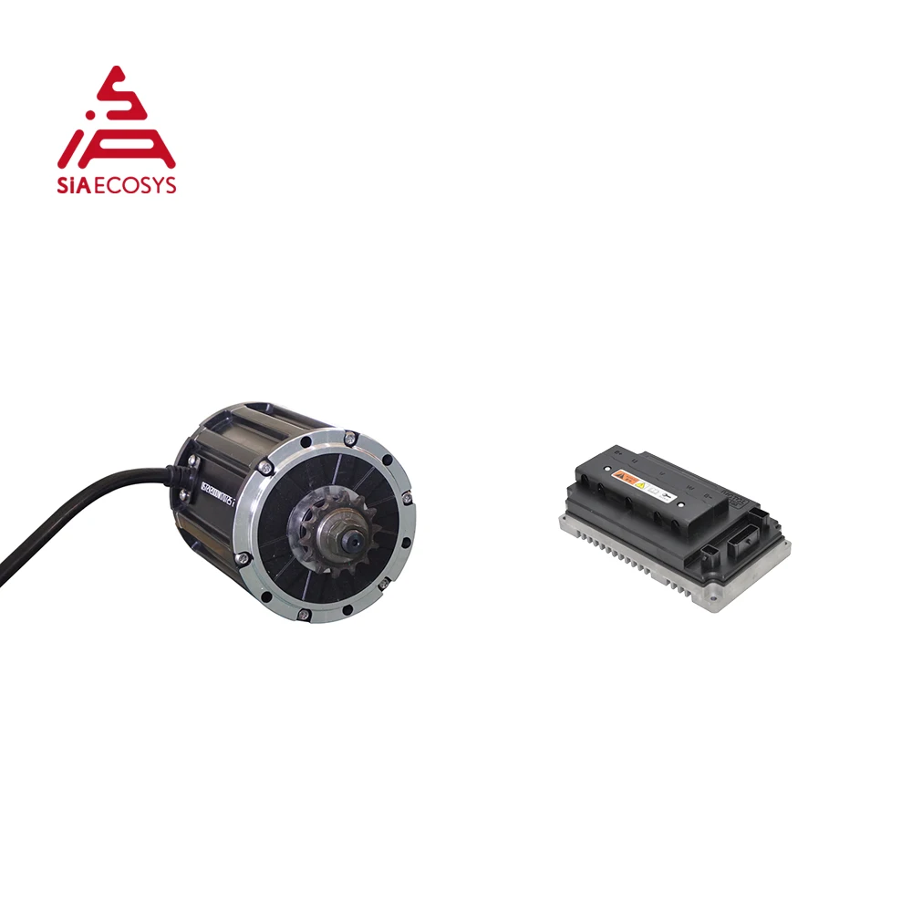 QS MOTOR 2000W 72V Electric Bike Motor Kit 14T Sprocket EM100-5.0 Controller 70km/h Speed New 120 2000W Hall Mid Drive Motor