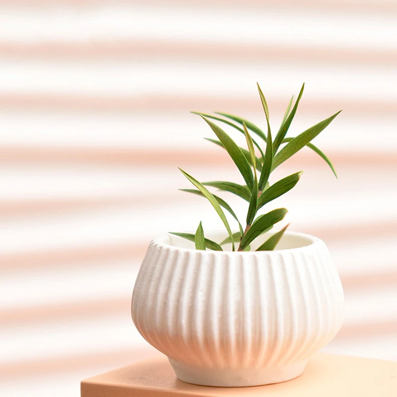 10 pezzi vaso in miniatura per casa delle bambole mini simulazione geometria vaso set composizione floreale vasi per piante verdi modello decorazioni per la casa giocattoli