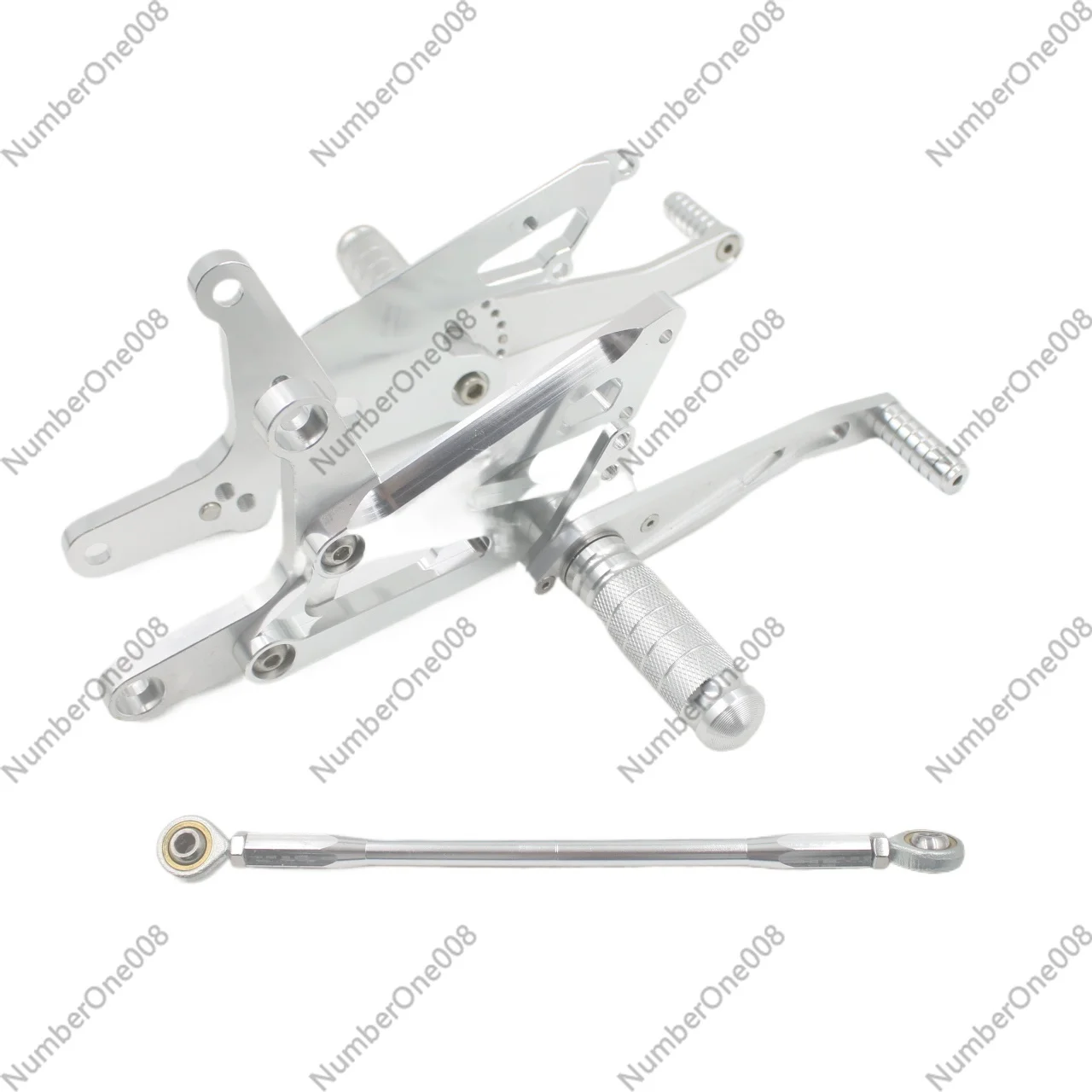 Aluminium Motorcycle Footrest Pedal for  CBR250RR MC22 1990-1994, Silver CNC Racing Conversion Parts