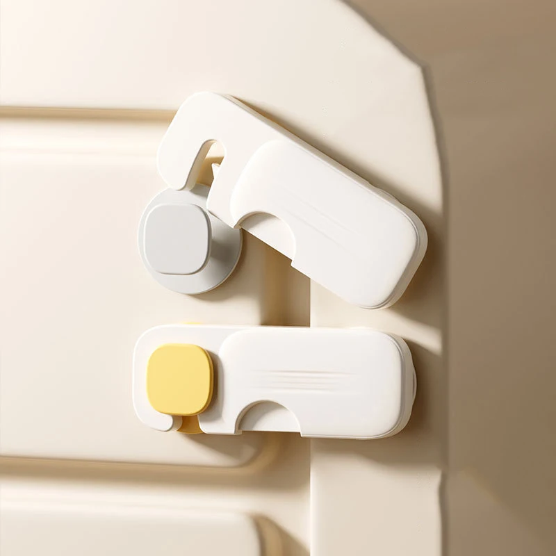 1Pcs Baby Anti-Pinch Hand Cabinet Door Buckle Home Refrigerator Lock Multi-Function Drawer Locks For Kids Security Protection