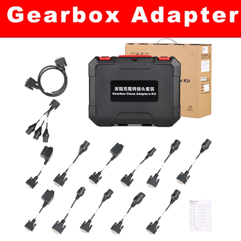 LAUNCH X431 X-PROG3 PC Adaptor PC Tool & Gearbox Clone Connectors Package Kit for Xprog3 Xprog-3 Key programmer ECU Read Write