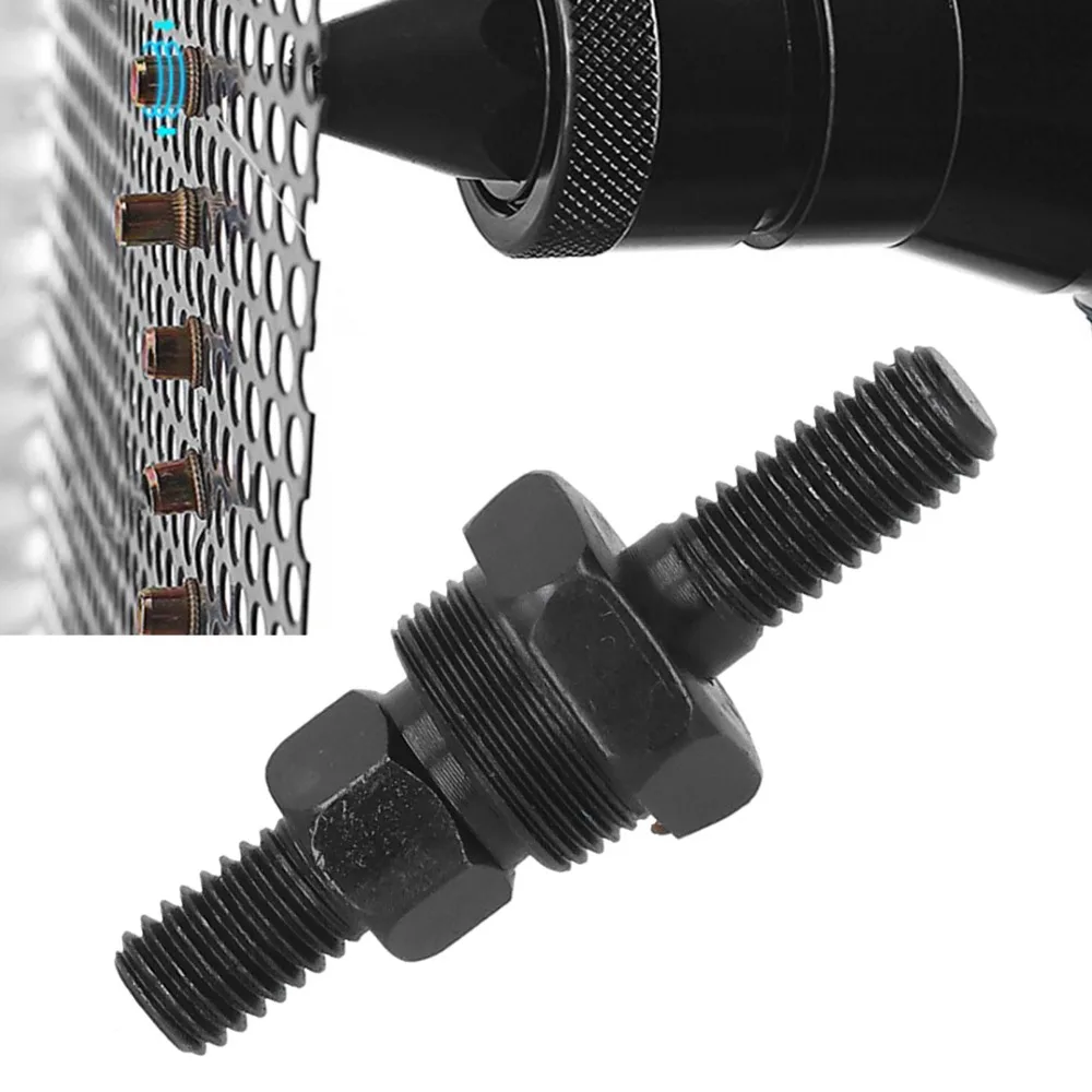 Durable M8 Size Rivet Nut Gun Iron Pre-bulbed Rivet Nuts Rivet Nut Mandrel Set Threaded Insert Tool Automotive Repair