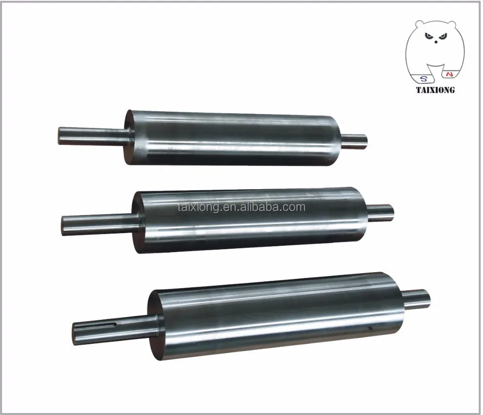 

Industrial 700mm Length D100 12000gs Permanent Rare Earth & Ceramic Head Roller Magnet Magnetic Head Pulleys for Conveyor Belt