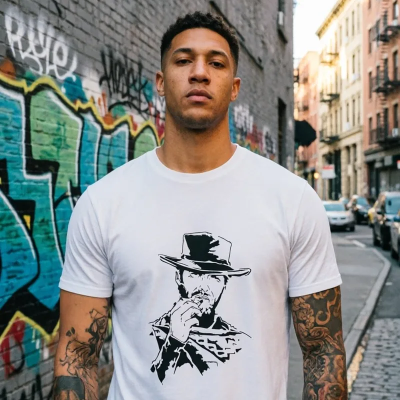 Retro Unisex T-shirt, Classic Western Film 