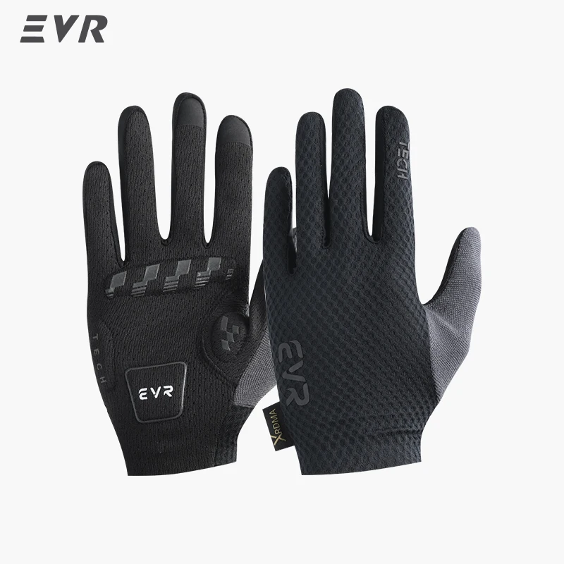 EVR Heren Fiets Handschoenen Volledige Vinger Touchscreen Ademend MTB Racefiets Handschoenen voor Fietsen Buitensporten