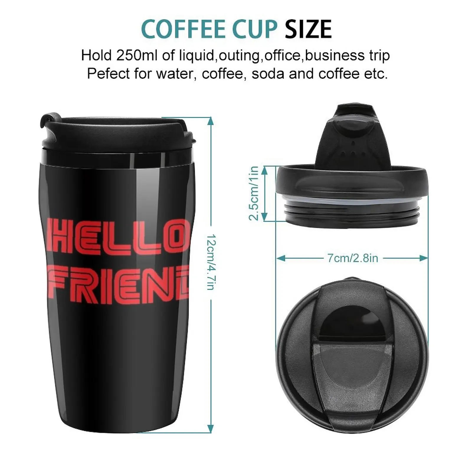 New Mr. Robot - Hello friend Travel Coffee Mug Coffee Good Teaware Coffee Cup Heat Preservation Coffee Set Glasses For Coffee