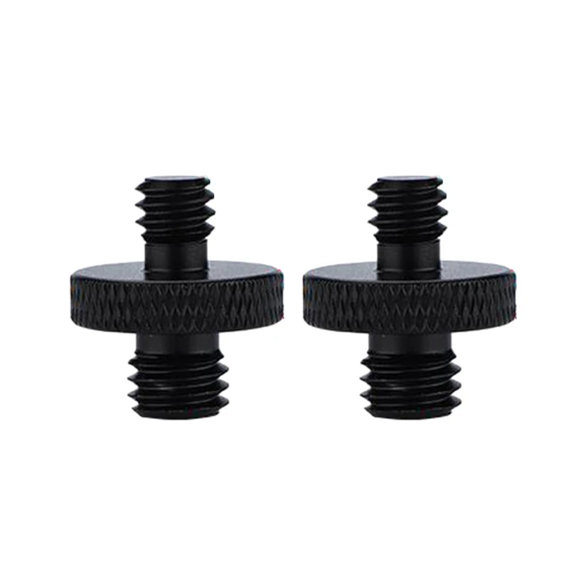 2x 1/4"-20 Male to M4 M5 M6 M8 M10 Male Threaded Screw Tripod Adapter Mount Camera Mounting Converter Screw for Projector Stand