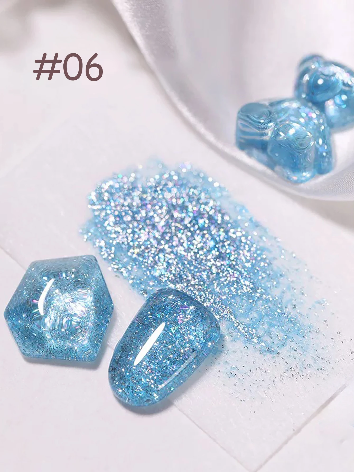 

1pcs TC 2025 Summer Nails New Super Shiny Sheet Nail Art Nail Supplies Popular Fashion Heavy Explosive Glitter Gel Nail Polish