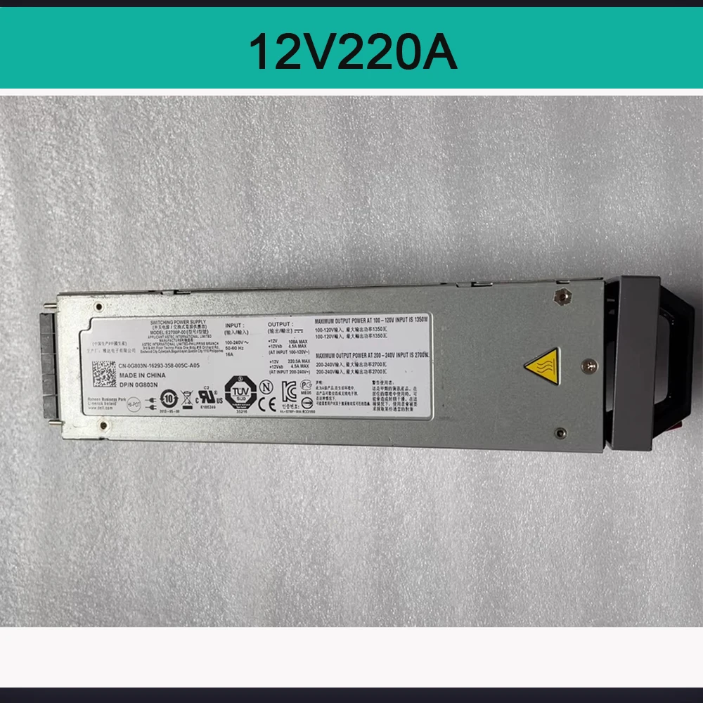 

For D-E-L-L Server Power Supply 2700W 12V220A