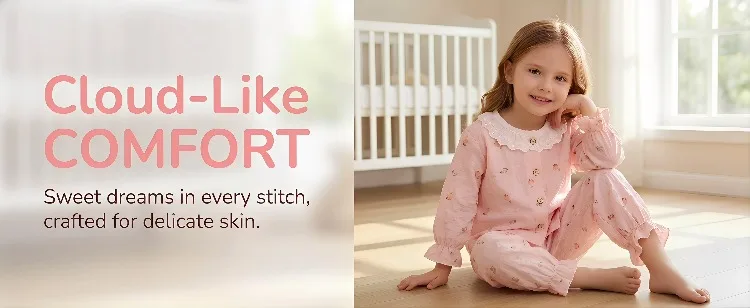 Sommer Mädchen Blumenmuster Langarm Hauskleidung für Klimatisierte Räume Kinder Atmungsaktive Spitze O-Ausschnitt Pyjama-Sets Kinderschlafanzüge – Detail 9