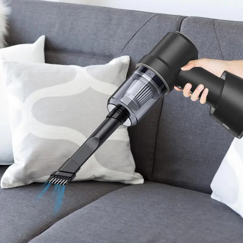 

Small Car Vacuum Handheld Vacuum Cordless Rechargeable Cordless Cleaner Small 120W High Power Strong Suction Cleaning Supplies