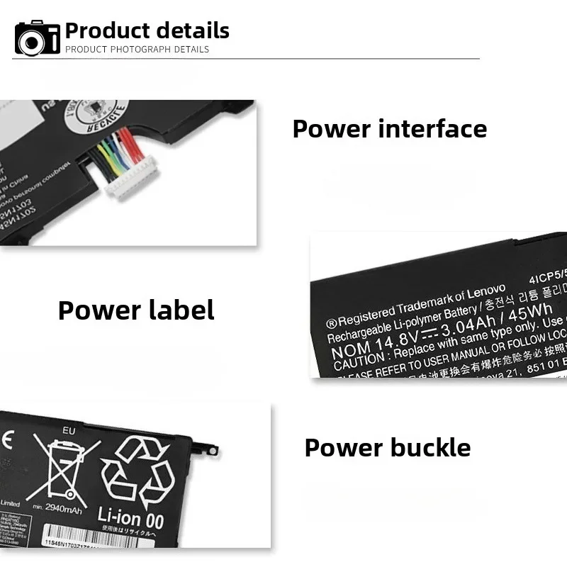 

45N1703 Laptop Battery for Lenovo ThinkPad X1 CARBON 2ND GEN 3RD(2015) 20A7 20BS 20BT 20A8 N3NAQGE 00HW002 45N1701 SB10F46441