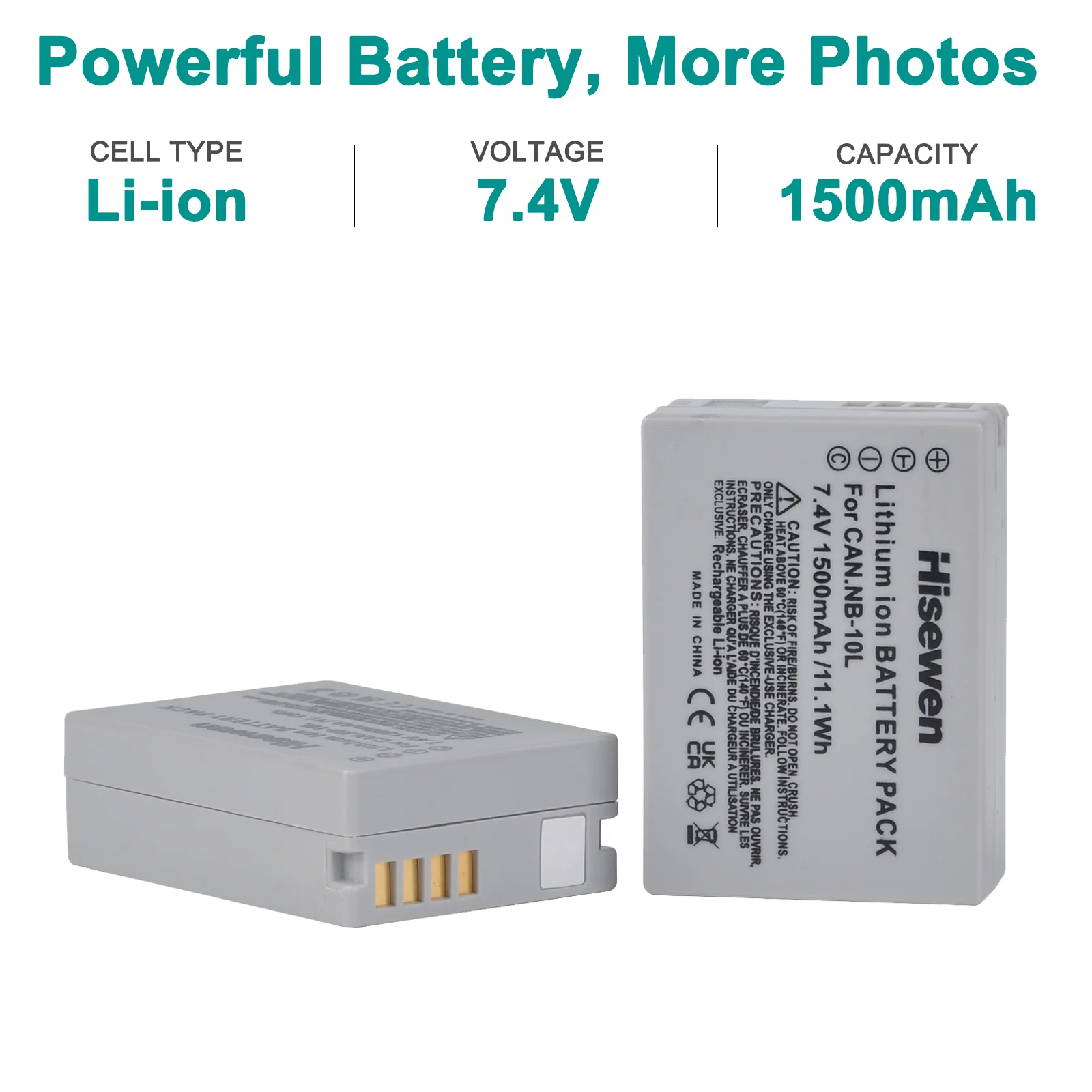 1500mAh NB-10L NB 10L Battery with USB Dual Charger for Canon PowerShot G1 X G3 X G15 G16 SX40 HS SX50 HS SX60 HS