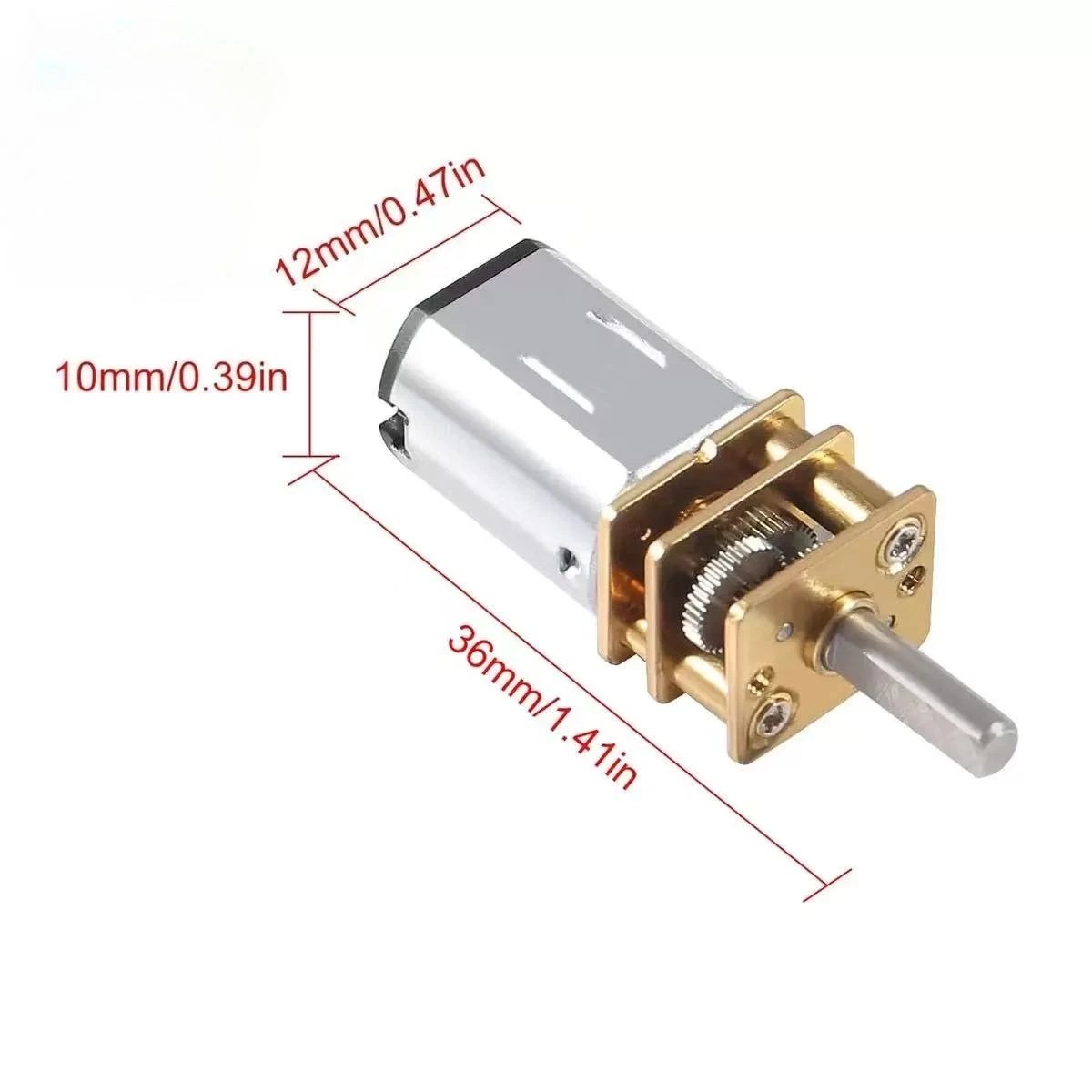 1pc GA12-N20 DC 3V 6V 12V Micro Metal Gear Motor Gear Wheel 15RPM 30RPM 50RPM 60RPM 100RPM 150RPM 200RPM 300RPM 600RPM 1000RPM
