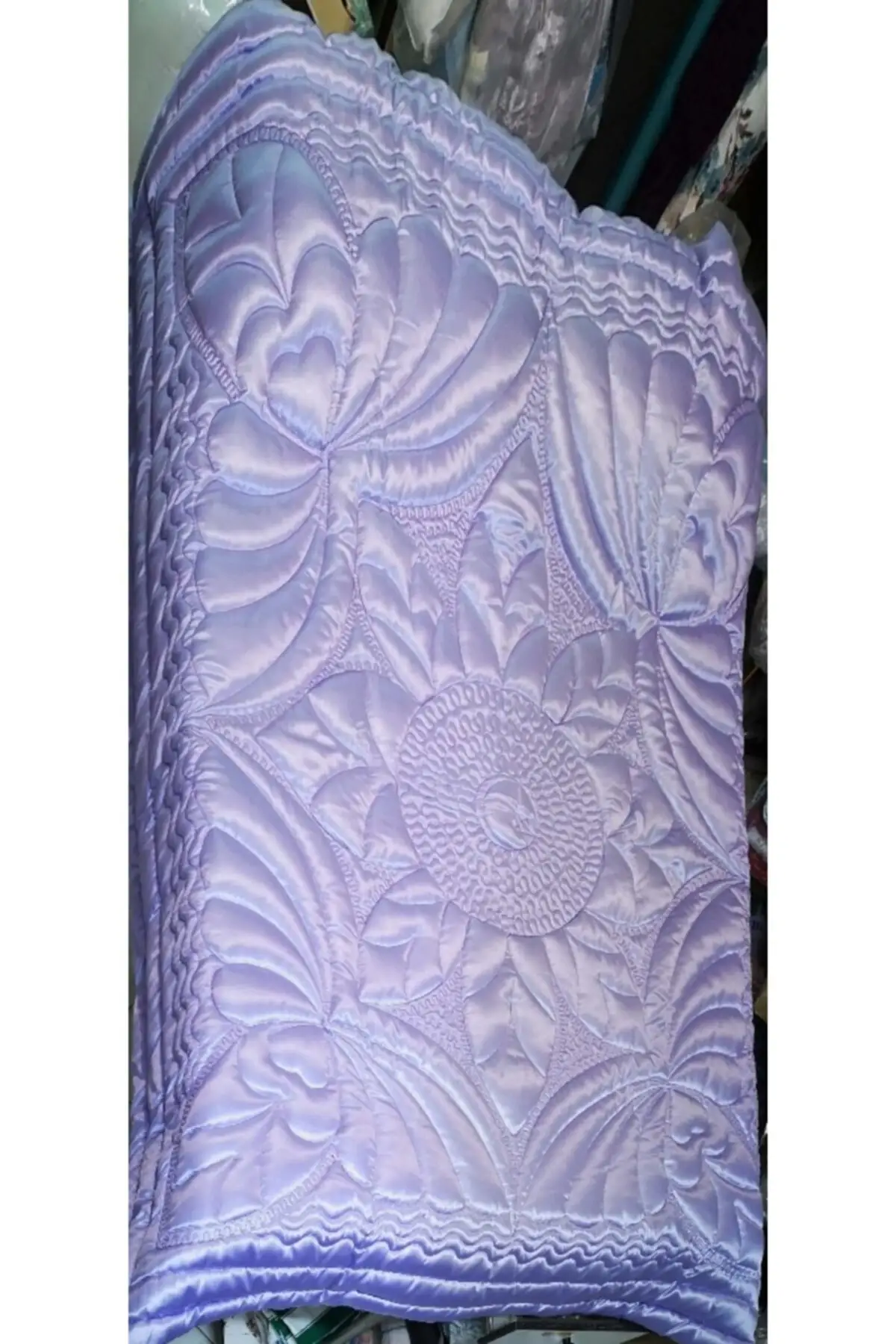 Satijn Handgemaakte Dubbele Quilt