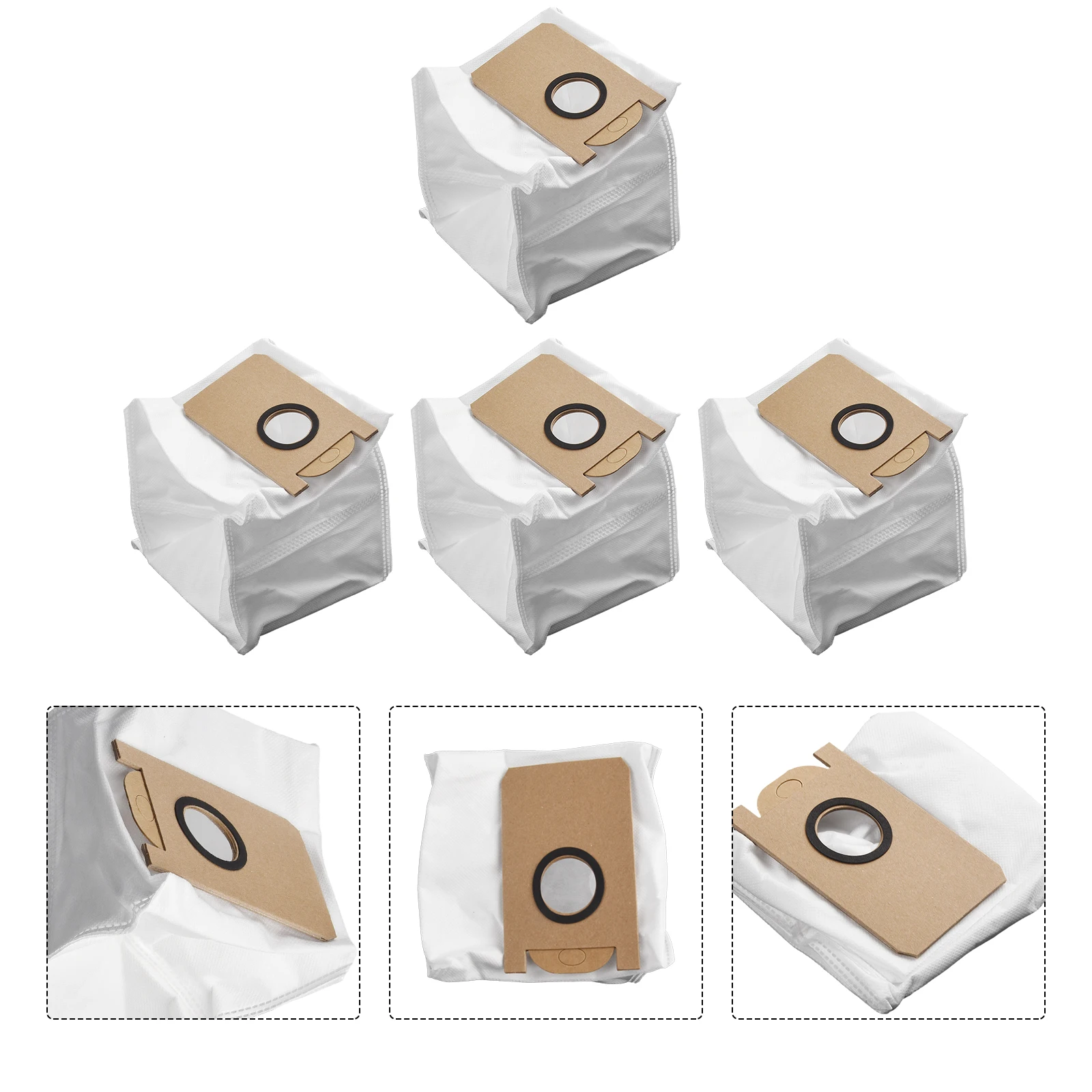 

4Pcs Dust Bags Set For Laresar-Nex Robot Vacuum-Cleaner Bags Dirty Bag Replacement Dust Bag Vacuum-Cleaner Tools Accessories