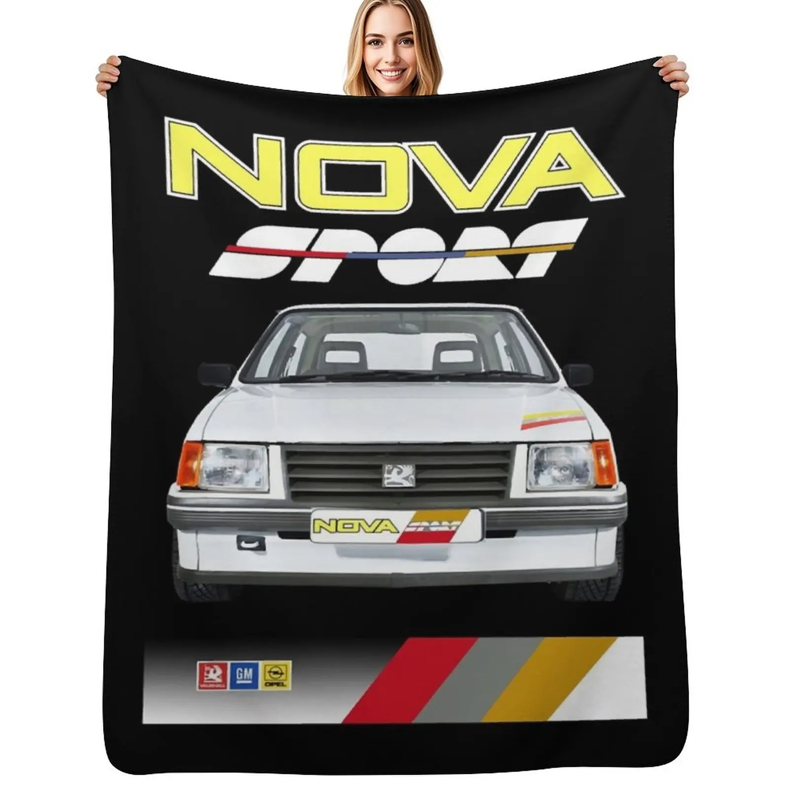 

VAUXHALL NOVA SPORT Throw Blanket Warm Accent Blanket for Living Room Decoration