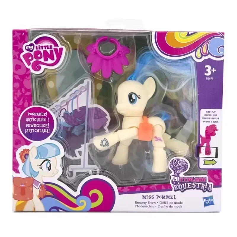 Y Anime My Little Pony rare Rainbow Dash Applejack Pinkie Pie regali per bambini Genuine Action Figure Model Toys