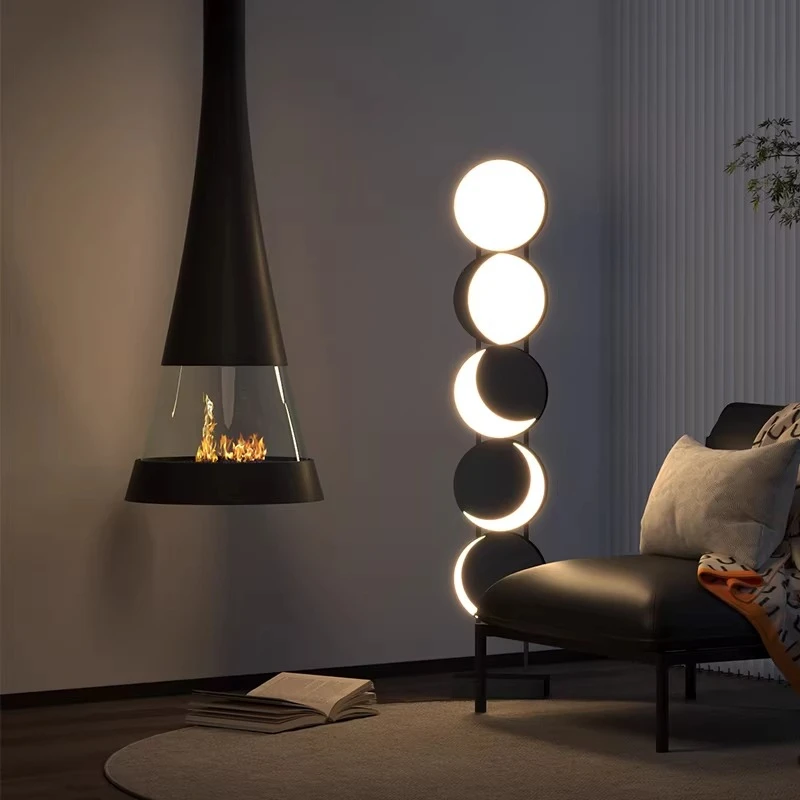 

Italian Designer Floor Lamps Personality Moon LED Standing Lamp Parlor Sofa Bedroom Study High End Interior Decoration Luminaire