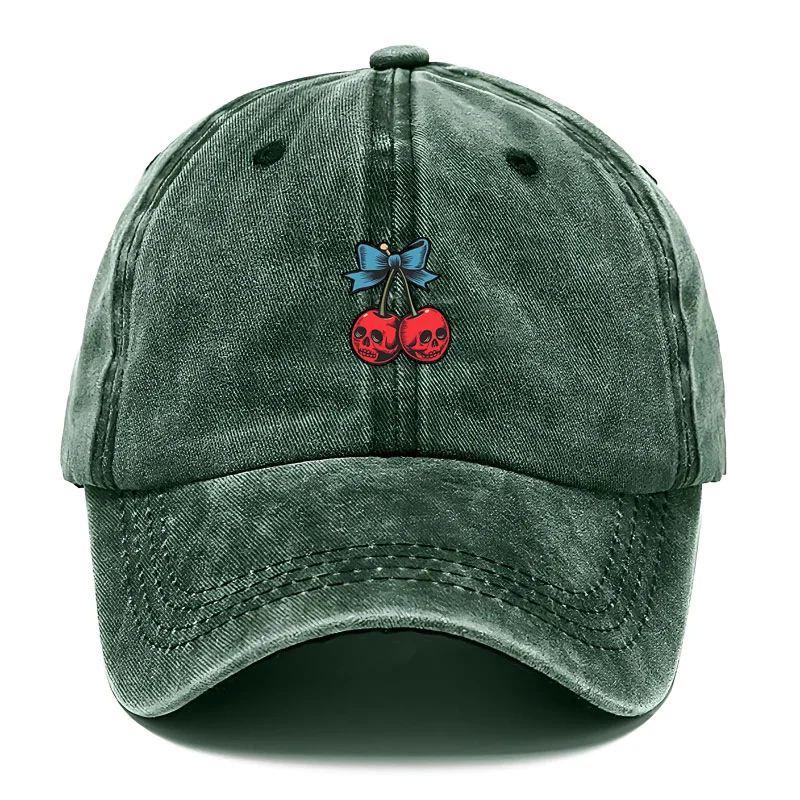 Personalizar gorra de béisbol de algodón lavada Vintage hombres mujeres patrón gótico al aire libre Hip Hop papá gorra ajustable suave ropa de calle sombrero