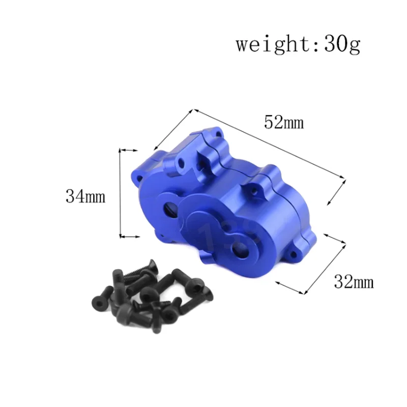 Metalowa skrzynia biegów obudowa pokrywa przekładni 7091 7379R na 1/16 Traxxas Slash E-Revo Summit RC ulepszenie samochodu akcesoria części do