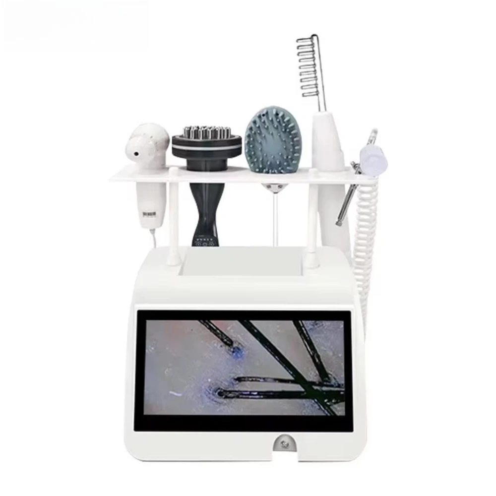5-in-1 AI Hair Scalp Analyzer, Restoration Machine, Scalp Massager, USB LED for Skin Care, Hair Loss Treatment Device